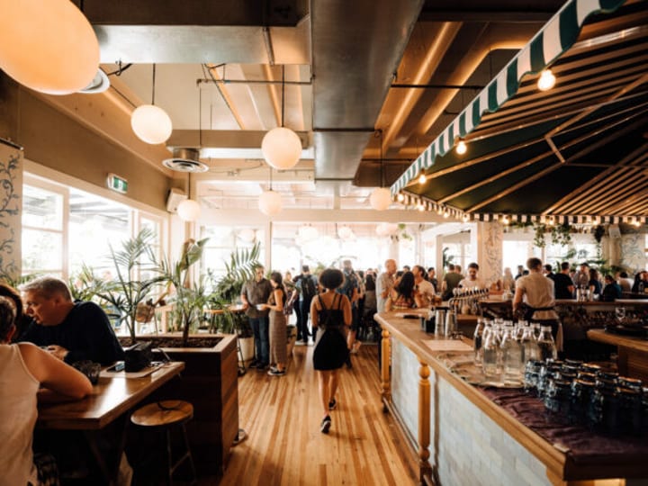 Interior of Saint Alice, Wynyard Quarter, Auckland